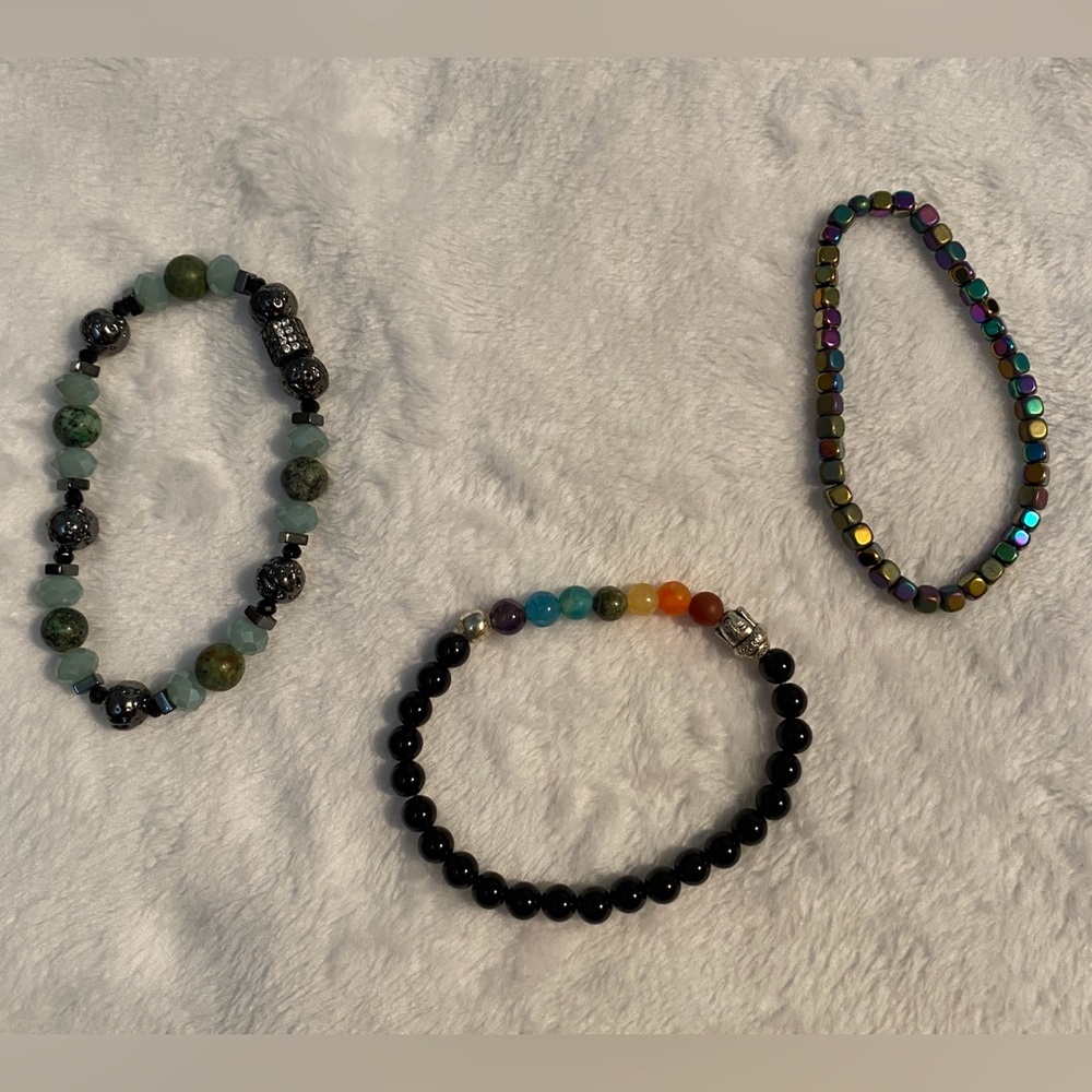 Gemstone Bracelet lot - Picture 1 of 1